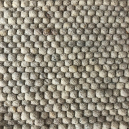 Wollen vloerkleed Rustica White Warp nr.11 Basic Pallio by Brinker - Vloerkledenloods