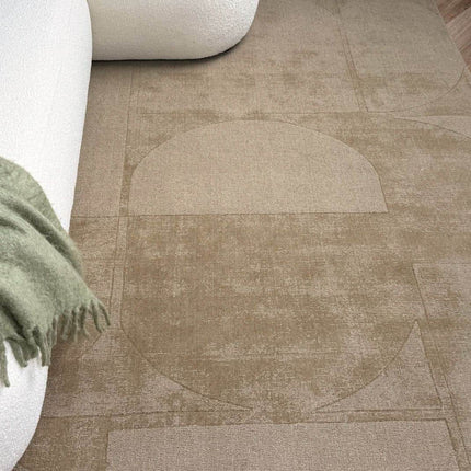 Wollen vloerkleed Twig beige/bruin - Interieur05 - Vloerkledenloods