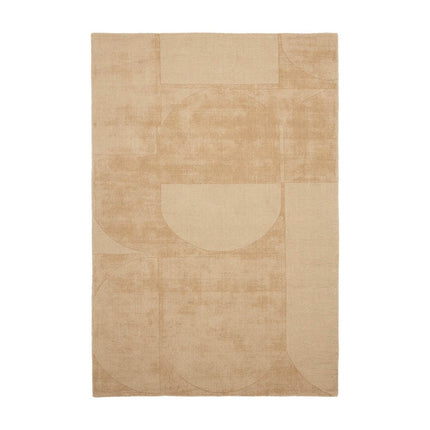 Wollen vloerkleed Twig beige/bruin - Interieur05 - Vloerkledenloods