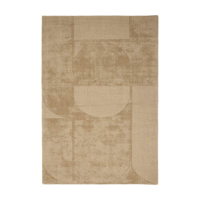 Wollen vloerkleed Twig groen - Interieur05 - Vloerkledenloods