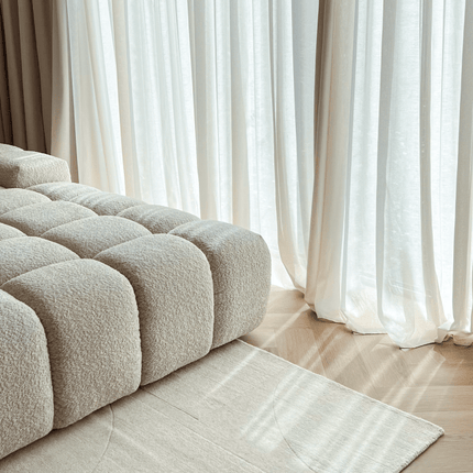 Wollen vloerkleed Twig ivoor/wit - Interieur05 - Vloerkledenloods