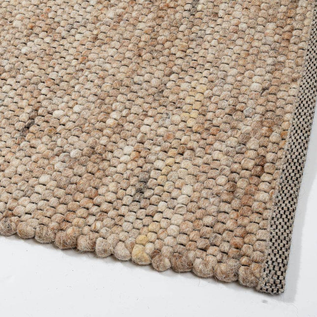 Wollen vloerkleed Vicenza 126 Brons - Eva Interior - Vloerkledenloods