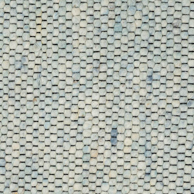 Wollen vloerkleed Vicenza 151 Licht Blauw Mix - Eva Interior - Vloerkledenloods