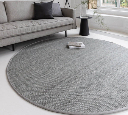 Rond Wollen Vloerkleed Groen Vik - Vloerkledenloods