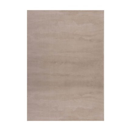 Zacht Hoogpolig Vloerkleed Lux Beige / Taupe - Vloerkledenloods