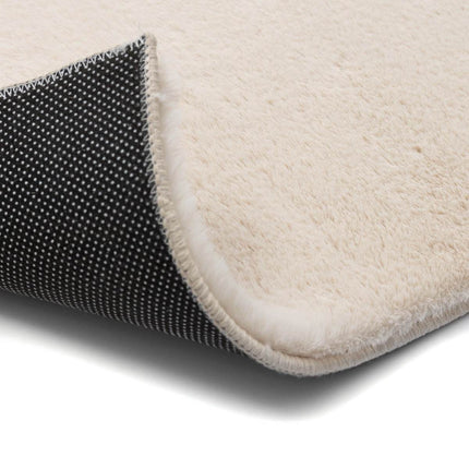 Zacht Hoogpolig Vloerkleed Lux Creme - Vloerkledenloods