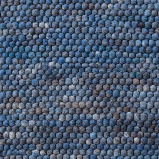 heel schattig Observatie Wollen Vloerkleed Blauw Neon 153 - Perletta | Vloerkledenloods.nl
