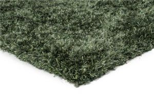 Wollen vloerkleed New Paulo Donkergroen 442 - Brinker Carpets