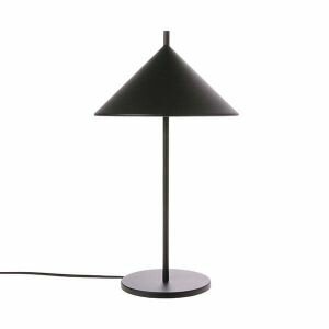 HKliving metal triangle table lamp m matt black