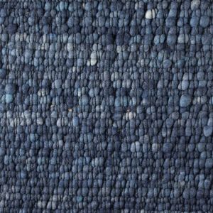 Vloerkleed Wol Blauw Gravel 350 - Perletta