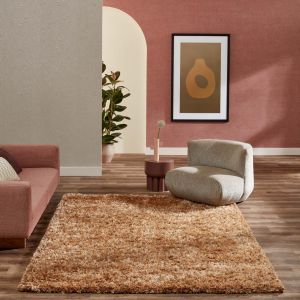 Wollen vloerkleed New Paulo Goud 030 - Brinker Carpets
