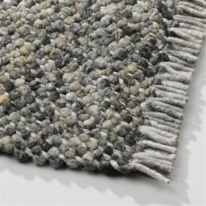 Wollen tapijt Antraciet Garno 038 - Perletta