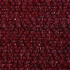 Perletta Vloerkleed Wol Pebbles Bordeaux Rood 91 