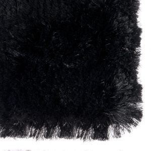 Hoogpolig vloerkleed vogue black de munk carpets
